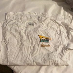 In-N-Out white shirt sleeve T shirt